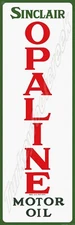 Sinclair Opaline Motor Oil 8" x 24"Metal Sign