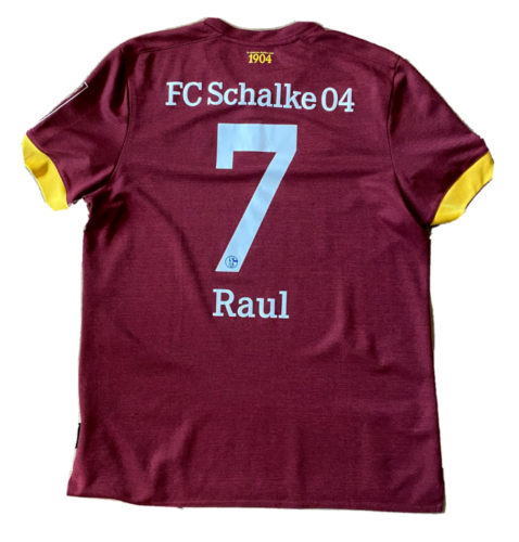 Schalke 04 S04 Trikot Raul Nr.7 Gr. XL Gazprom Umbro Saison 2021/22 - Afbeelding 1 van 4