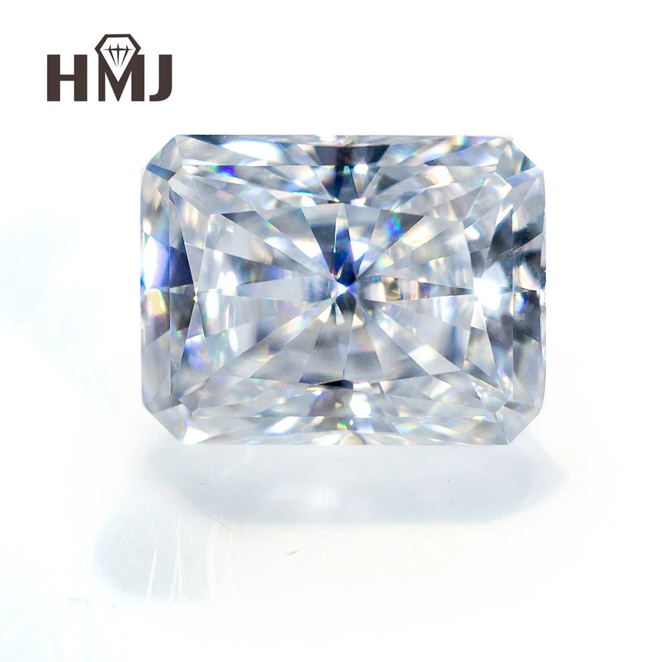 0.5~9ct Radiant Cut Loose Moissanite Stone White D-IJ Color with GRA Certificate - Image 2 of 4