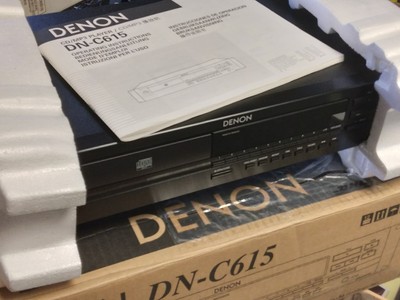 Denon DN-C615 CD Compact Disc / MP3 Player w/original Box & Owners Manual. MINT