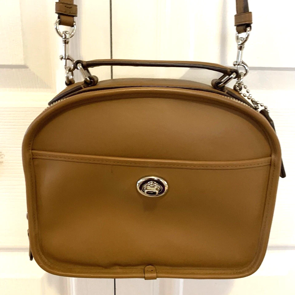 Fiambrera COACH Lunch Pail F11785 edición LTD bronceada británica 9991 nueva sin etiquetas Foto 3 de 4