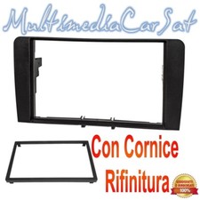 Mascherina Auto Audi A3 Doppio Din Autoradio Radio Cornice da '03-'12 3329DD