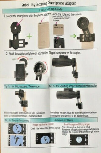 Aquila Optics Birdwatching / Digiscoping / Astrophotography Eyepiece Adaptor - Foto 2 di 2