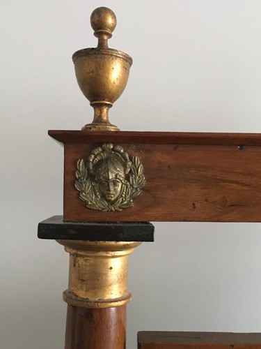 Specchio Toletta da como Mogano primi 800 impero Bronzi e Specchio Originali - Foto 4 di 7