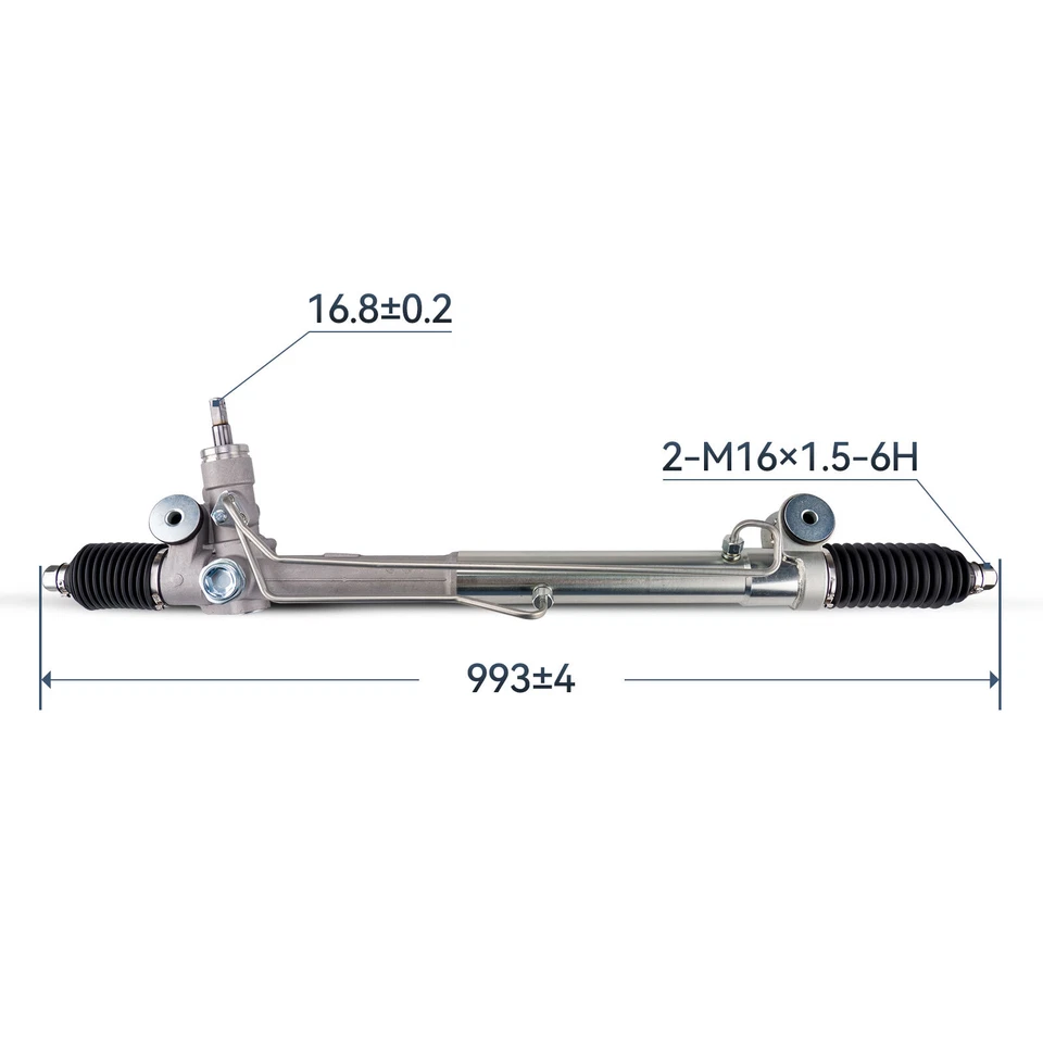 Conjunto de dirección asistida y piñón para 2003 2004 2005 2006 07 2008 ISUZU ASCENDER Foto 4 de 4