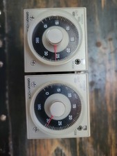 2 Omron H3CR-A Timer Delay  Relay w/ 2-M4X30 Sockets 50/60Hz Source 24VDC/AC