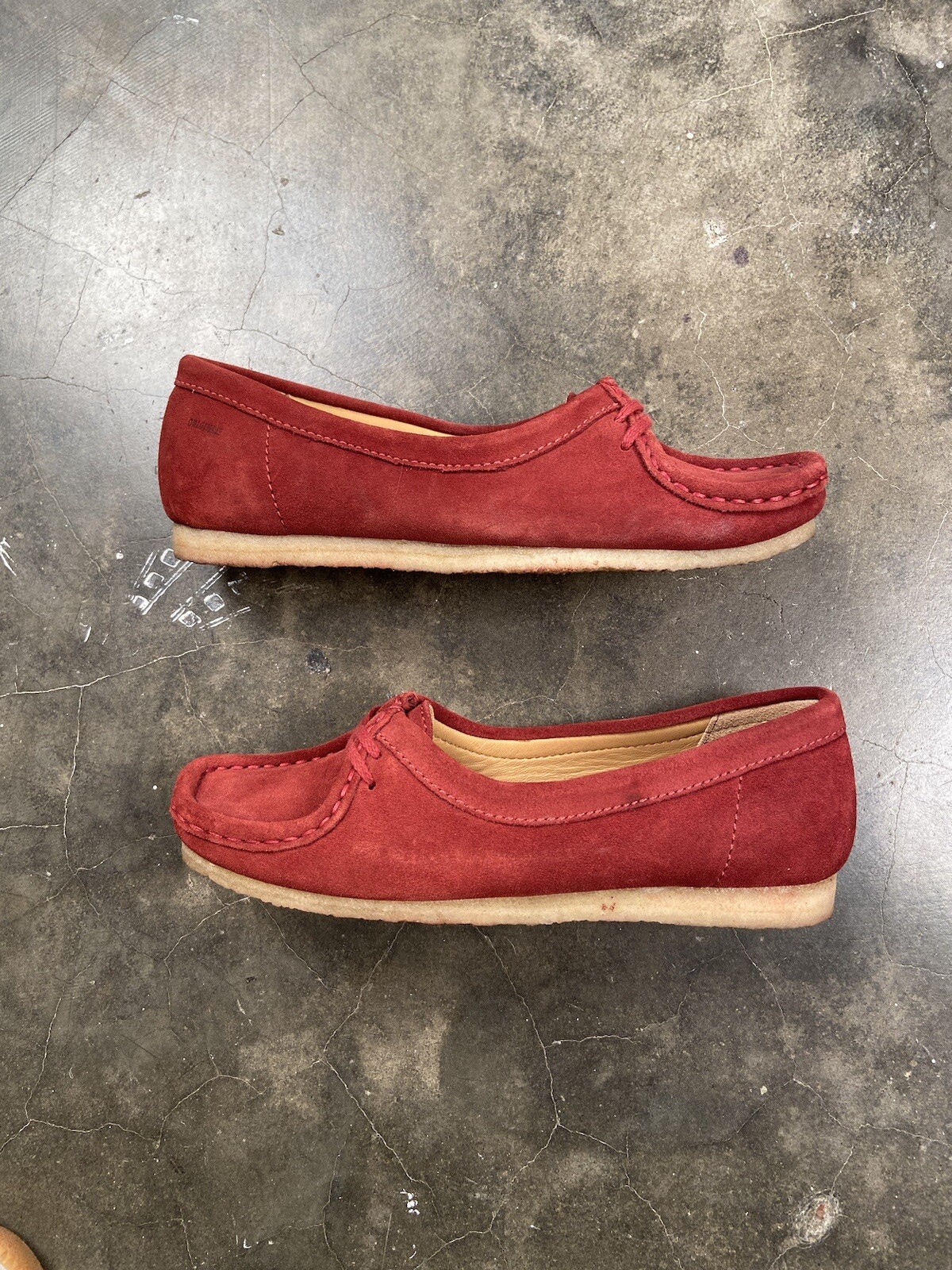 Red Clark Wallabees Slippers Size 7 Women’s Casual Shoe. eBay