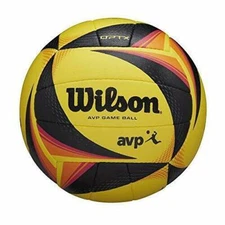 Wilson OPTX AVP Official GB Beach Volleyball - Black/Yellow