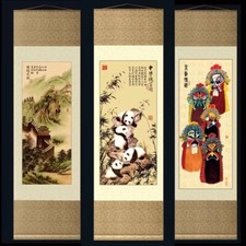 Silk painting in Chinese style