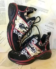 Buffalo Sneakers Cray Mixed Animal Prints Chu...