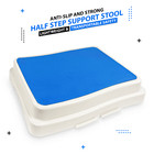 BATH STEP STACKABLE DISABILITY SAFETY AID STOOL WITH ANTI SLIP GRIP SHOWER STEP