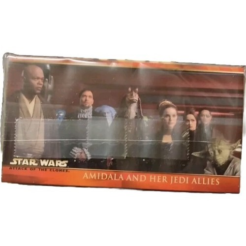 STAR WARS ATTACK OF THE CLONES Movie CARDS SET TOPPS COMPLETE BASE SET(80 Cards) - Foto 2 di 3