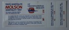 GrandNational Molson Winston Cup NHRA Sanair St Pie 1992 Official VIP ticket