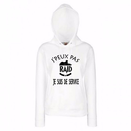 DAMEN HOODIE ICH KANN NICHT ICH BIN VON SERVICE RAID - Bild 3 von 4