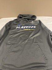 St. Louis Blues 2021 Stanley Cup Playoffs Men's XL Long Sleeve Hooded Shirt Mint
