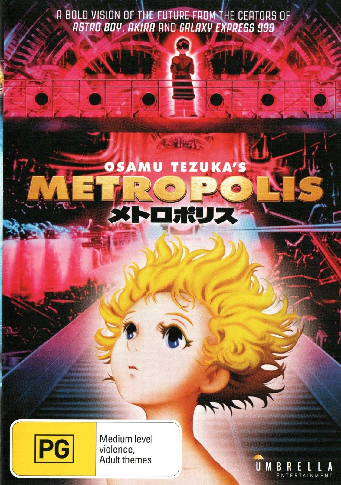Metropolis   2001 Anime   Anime   NON USA Format   Region 4 Import - Austr (DVD)