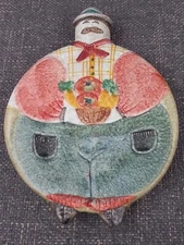 The Cellar Hand Painted Macys Italy Man Fresh Garden Vegetables Trivet Hanging