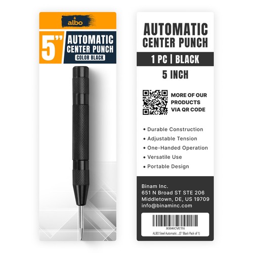 Herramienta de mano perforadora central automática de acero ALBO con carrera ajustable - Imagen 7 de 60