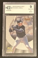1989 Bowman’s Best Mike Lowell Baseball Rookie Card (RC) #104 Yankees BCCG 9. rookie card picture