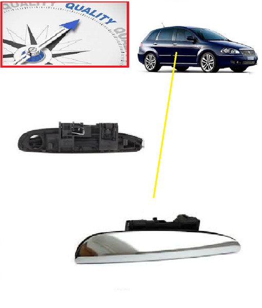 TüRgriff AußEn Vorne Rechts Rechts Links FüR Fiat Croma-image