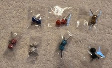 Girls sparkle ball earrings Set of 7 