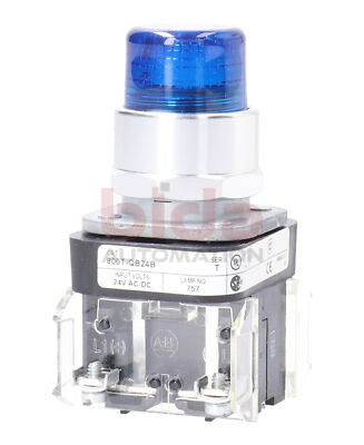 Allen Bradley 800T-QB24B Drucktastschalter Blau Push button switch blue