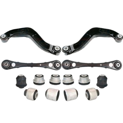 FOR AUDI A4 S4 RS4 B6 B7 EXEO REAR SUSPENSION TRAILING WISHBONES ARMS BUSHES KIT - Picture 22 of 24