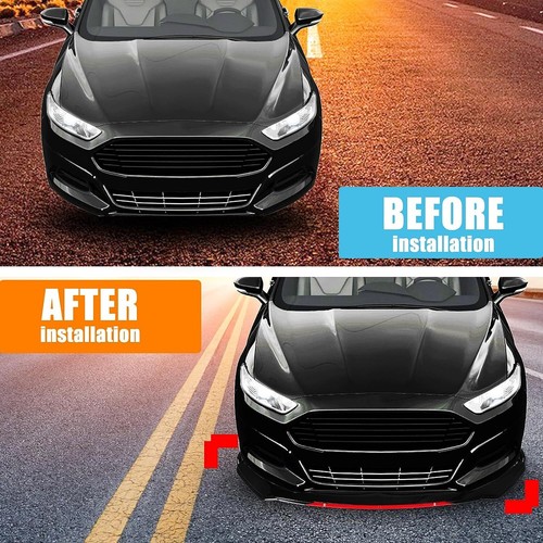 For Maserati Ghibli S Q4 Base 2014-17 Carbon Style Front Bumper Spoiler Splitter - Picture 7 of 15