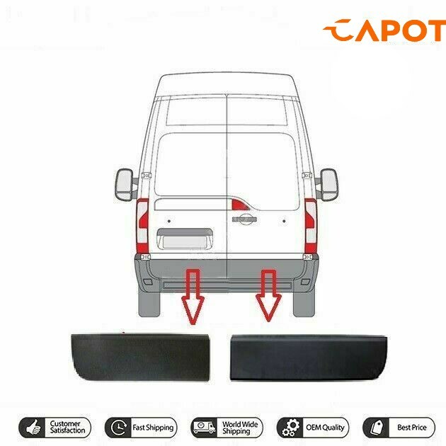 Master-III, NV400, panneau de porte arrière Movano garniture sangle côté droit