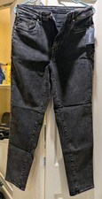 Buffalo by David Bitton Women's 29 Jeans Black Kristi High Rise Mom Style