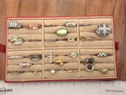 Vintage-Now Costume Fashion Jewelry Rings 25 Piece Mix Tone Crafters Ring Lot #5