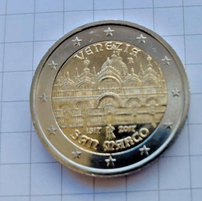 ITALIE 2017 VENISE BASILIQUE SAINT-MARC pièces commémoratives de 2 euros