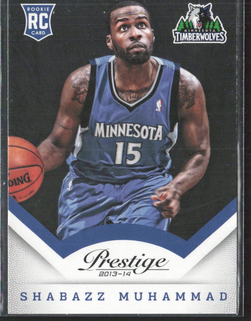 2013-14 Panini Prestige #174 Shabazz Muhammad Minnesota Timberwolves RC (W)