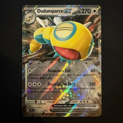Dudunsparce ex Double Rare 121/159 Journey Together EN NM Pokemon