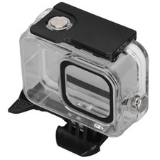 Custodia Impermeabile con 3 Filtri per Go Pro Hero 8 Nera, Kit Custodia Subacque