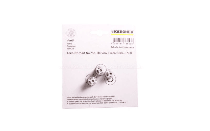 Soupape X3 Karcher 28848760 résout baisse pression pompe
