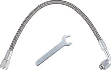 4an Turbo Oil Feed Line 12 Turbo Feed Line Length Stainless Ste Size 12 Inch