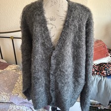 Top Man Relaxed Fit Fluffy Cardigan Size XL New. Never Worn No Tags