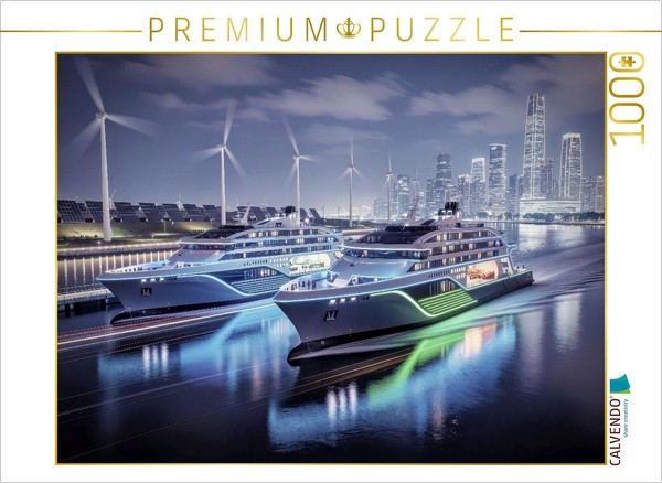 Calvendo Puzzle Change Begins With The Wind. | 1000 Pieces, Finished Size 25.2 ×-image