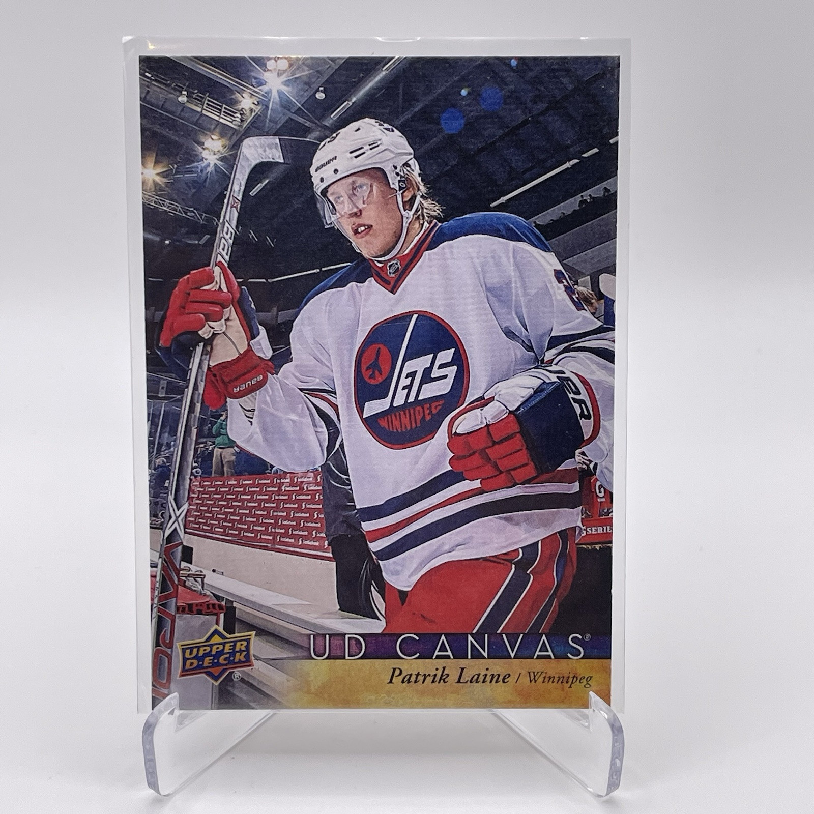 2017-18 UPPER DECK SERIES 1-PATRIK LAINE-UD CANVAS-WINNIPEG JETS #C89