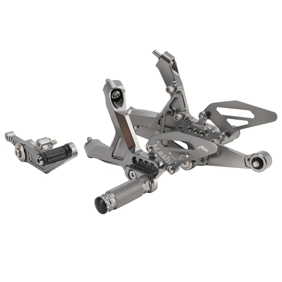 Repose pieds commandes reculées gris pour BMW S1000RR 2019-2024 M1000RR 21-2024' - Photo 3/4