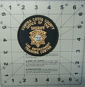 CONTRA COSTA COUNTY CA. OFFICE OF THE SHERIFF. ( LAW ENFORCEMENT TRAIN. CENTER)