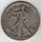 1943 D WALKING LIBERTY HALF-DOLLAR 90% SILVER DENVER.50¢ UNITED STATES