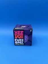 Needoh Purple FUZZ BALL Flower Power Nee Doh Squish Stress Ball NEE-DOH Fuzzball