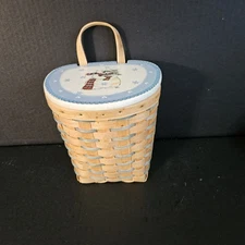 Pfaltzgraff Snow Bear - Basket With Lid - Rare