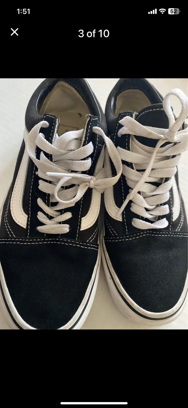 VANS bianco e nero