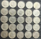Set of 25  1964 Circulated Roosevelt  90% Silver Dimes  ($2.50 Face Value)