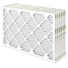 16x25x1 MERV 8 Pleated AC Furnace Air Filters. 6 Pack. Made in USA