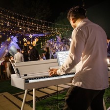 Glarry 88-Key Digital Electric Piano with MIDI,600 Rhythm,800 Timbre 3 Pedals
