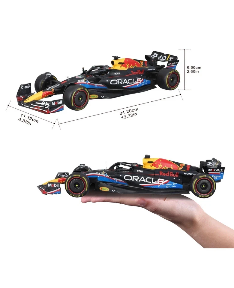 Burago 1:18 - Formula 1 Oracle Red Bull RB19 - Max Verstappen Las Vegas GP 2023 - Image 3 of 4